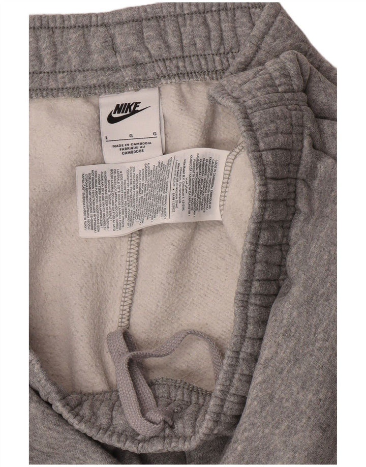 Pantaloni della tuta cargo Nike da uomo, pantaloni da jogging, grandi, in cotone grigio