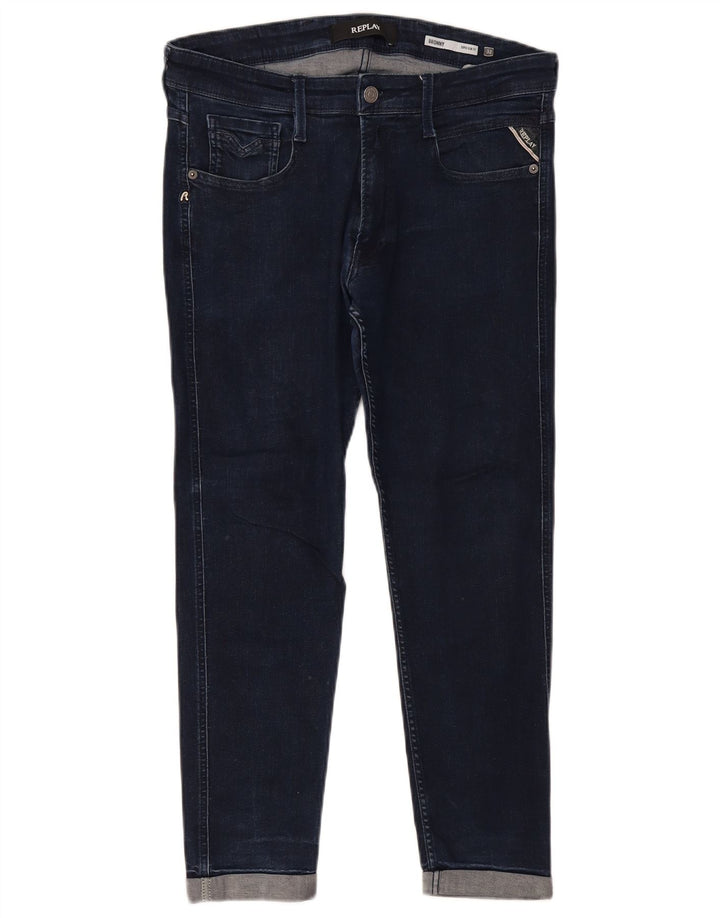 Replay Jeans Bronny Super Slim da donna W32 L26 cotone blu