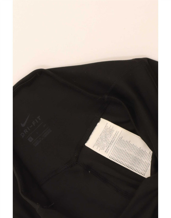 Leggings Nike Dri Fit Capri da donna UK 10 piccoli poliestere nero