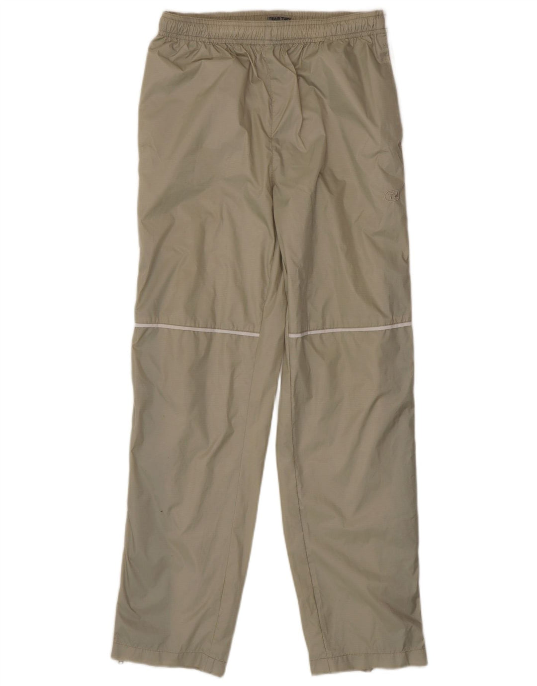 Pantaloni da tuta vintage da uomo in poliammide beige medio