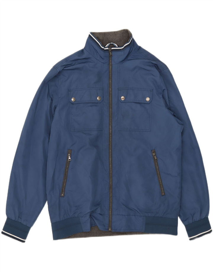 Giubbotto bomber da uomo Marks & Spencer UK 42 XL poliestere blu