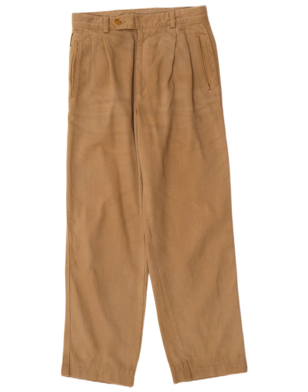 Pantaloni casual da uomo ARMANI IT 46 Small W28 L29 Cotone beige