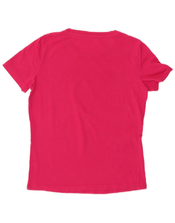T-shirt grafica da donna GUESS Top UK 10 Small Rosa
