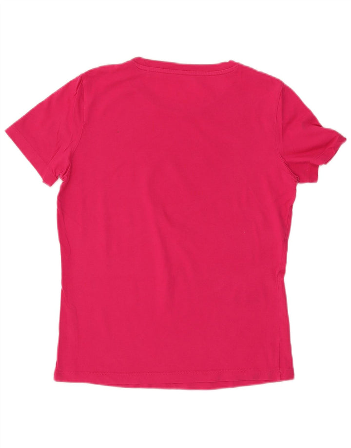 T-shirt grafica da donna GUESS Top UK 10 Small Rosa