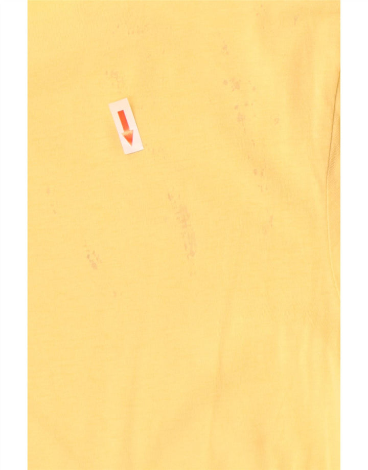 T-shirt grafica da donna Levi's Top UK 12 giallo medio