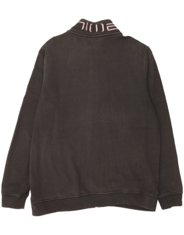 Giacca da ginnastica da uomo con grafica Animal XL in cotone nero