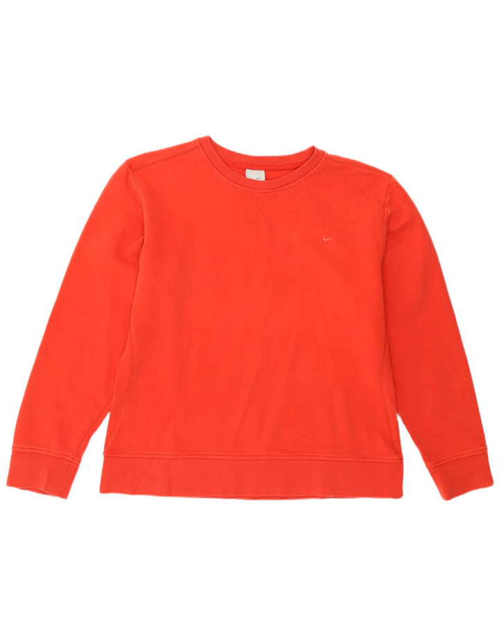 Felpa da donna Nike Felpa Jumper UK 14/16 grande rossa
