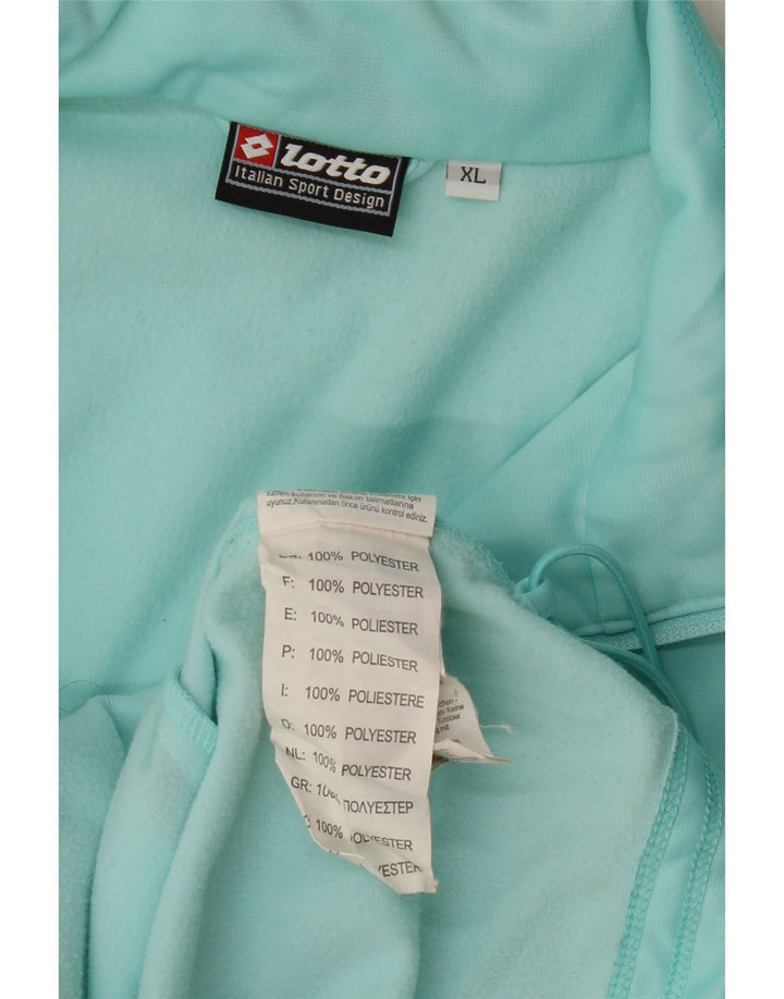 Giacca da tuta da donna LOTTO UK 18 XL Poliestere a righe blu