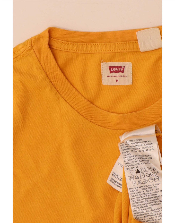 T-shirt da uomo Levi's Top in cotone giallo medio