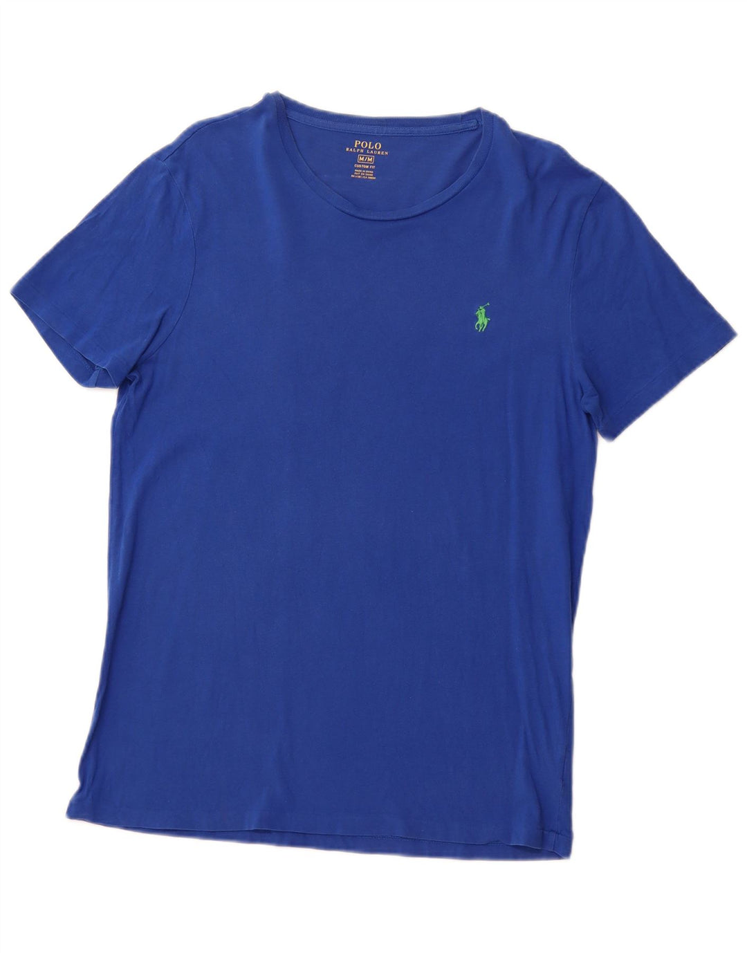 POLO RALPH LAUREN T-shirt da uomo su misura Top in cotone blu medio