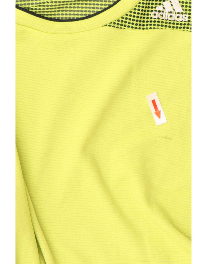 T-shirt Adidas Climacool da uomo, grande, in poliestere verde