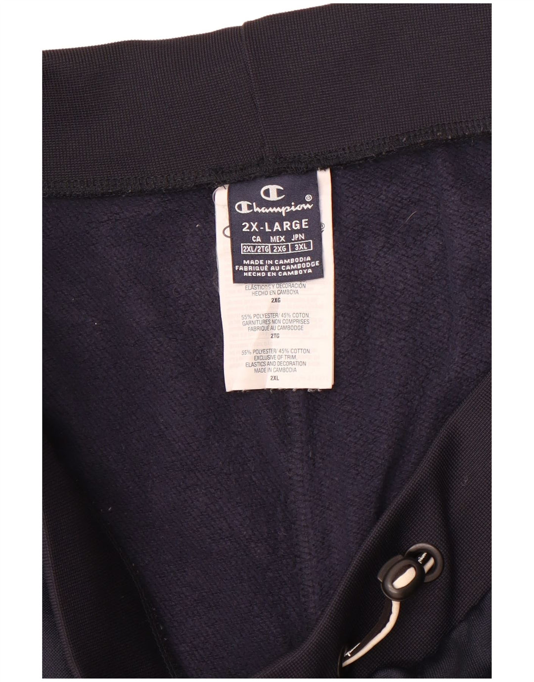 Pantaloni da tuta da uomo Champion 2XL Poliestere blu navy