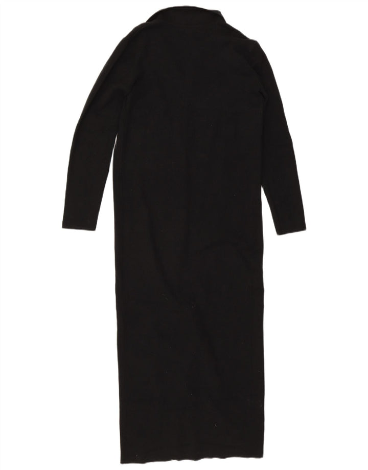 Abito maglione da donna Marks & Spencer UK 10 piccolo in viscosa nera