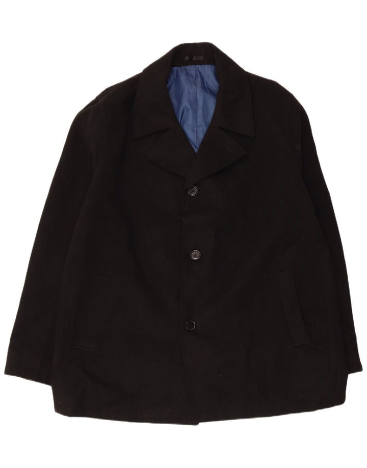 Cappotto da marinaio da uomo Marks & Spencer UK 44/46 XL Poliestere nero