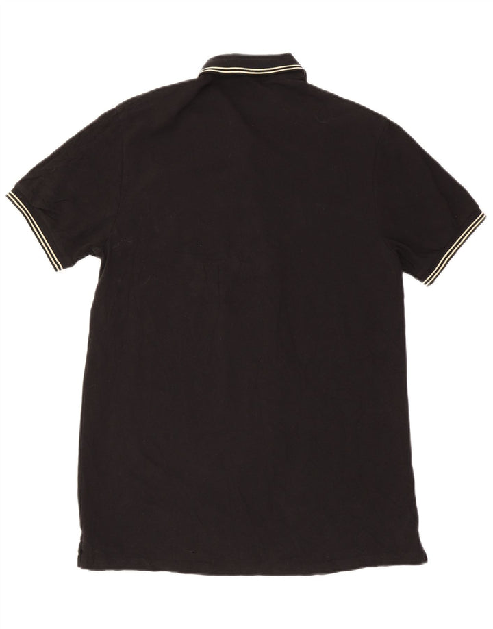 Polo da uomo Fila Small in cotone nero