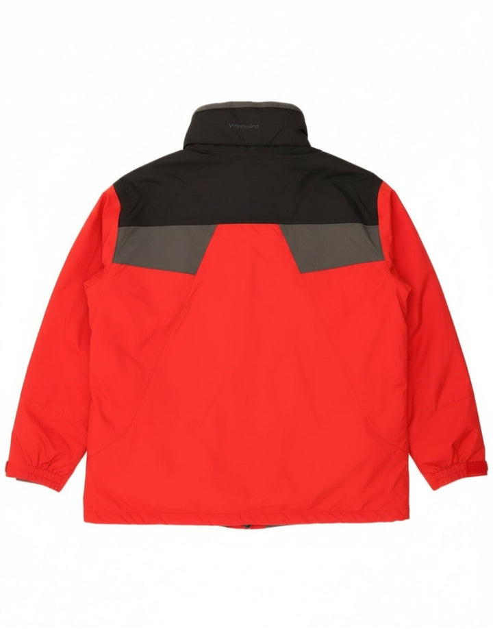 Giacca a vento Columbia Interchange da uomo UK 42 XL Blocco colore rosso