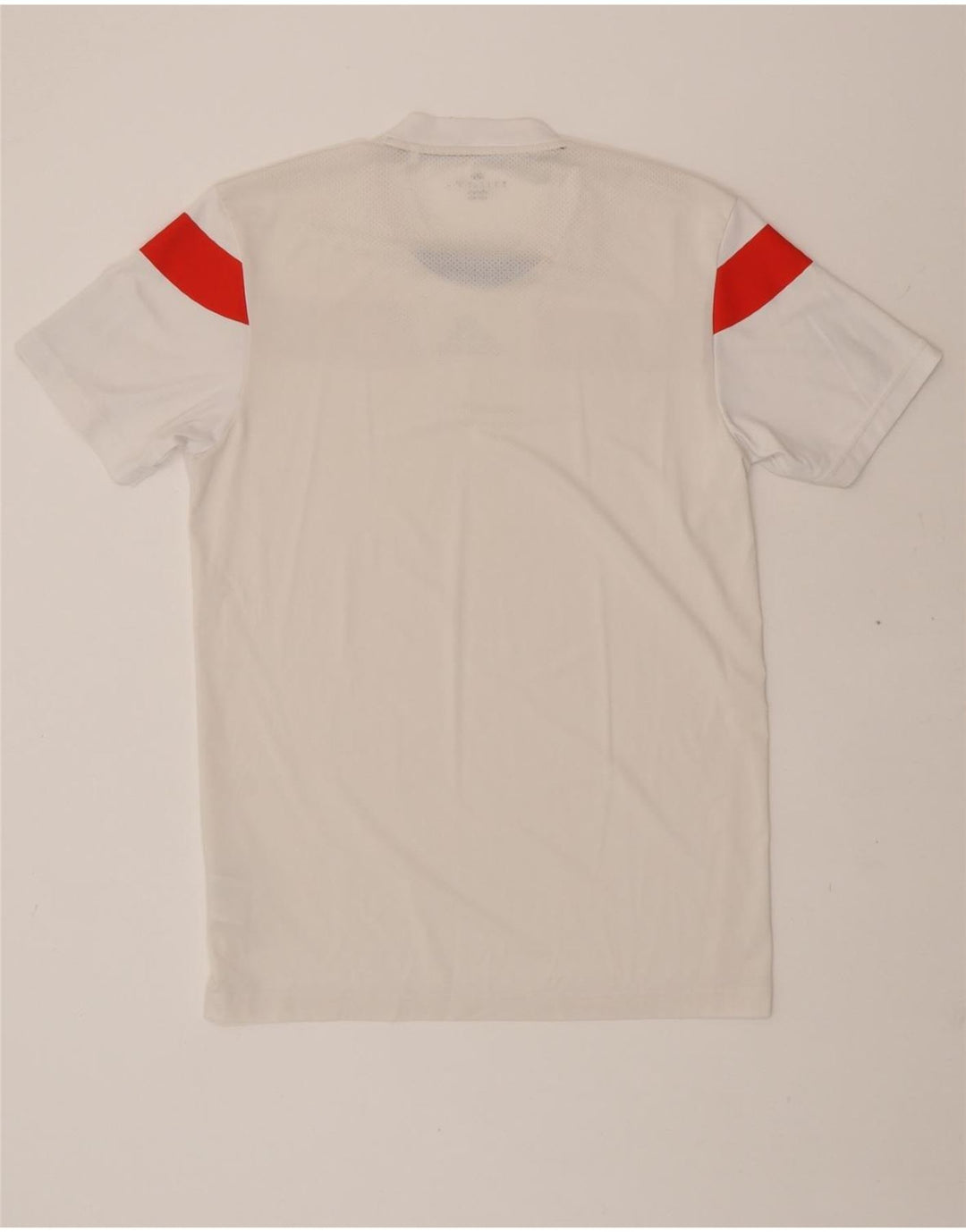 ADIDAS Mens Climacool T-Shirt Top Small White Colourblock Polyester Vintage Adidas and Second-Hand Adidas from Messina Hembry 