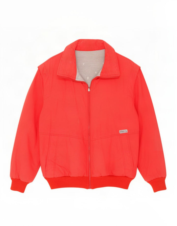 Giubbotto bomber vintage da uomo UK 40 grande rosso