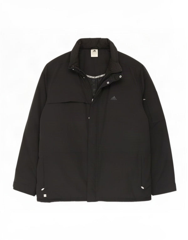 Giacca a vento da uomo Adidas UK 44 2XL nera in poliammide