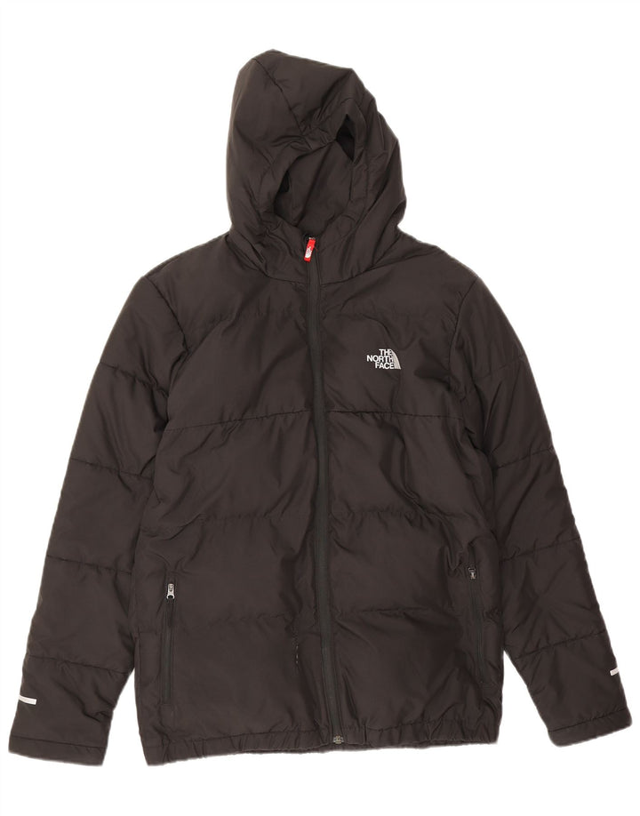 Giacca imbottita con cappuccio The North Face da ragazzo 15-16 anni 2XL poliestere nero