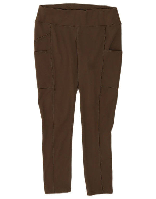 Carhartt Womens Leggings UK 10 Small Khaki Polyester