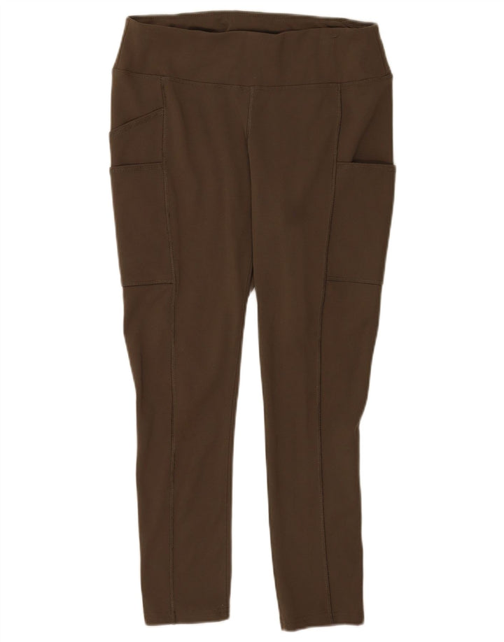 Carhartt Womens Leggings UK 10 Small Khaki Polyester
