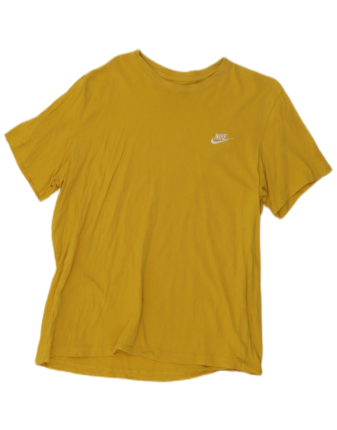 T-shirt da uomo Nike Top XL in cotone giallo