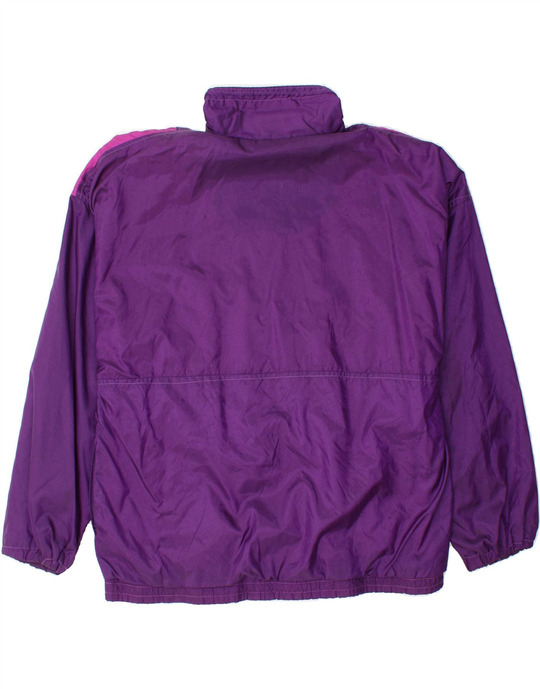 ACTIVE Womens Tracksuit Top Jacket UK 20 2XL Purple Colourblock Polyamide Vintage Active and Second-Hand Active from Messina Hembry 
