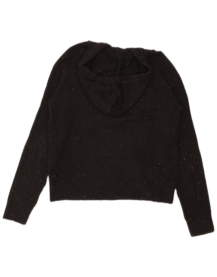 Maglione oversize da donna Marks & Spencer UK 6 XS nero screziato