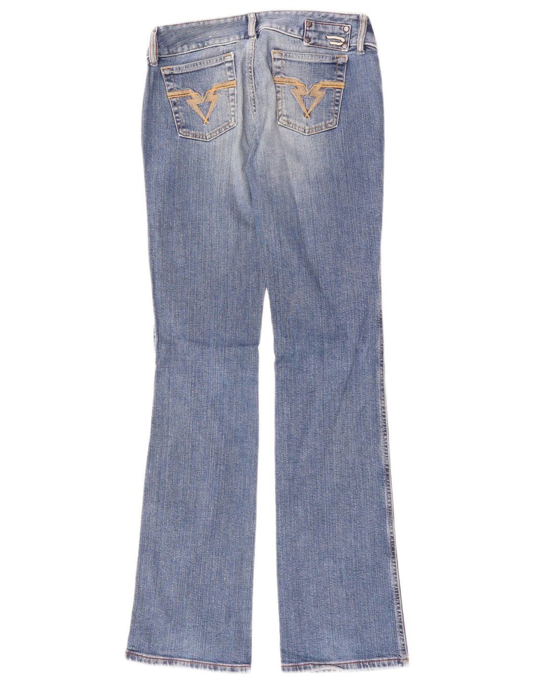 Jeans bootcut da donna Diesel a vita bassa W28 L33 cotone blu