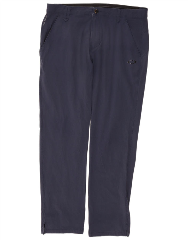 Pantaloni chino da uomo con vestibilità regolare OAKLEY W36 L32 blu navy