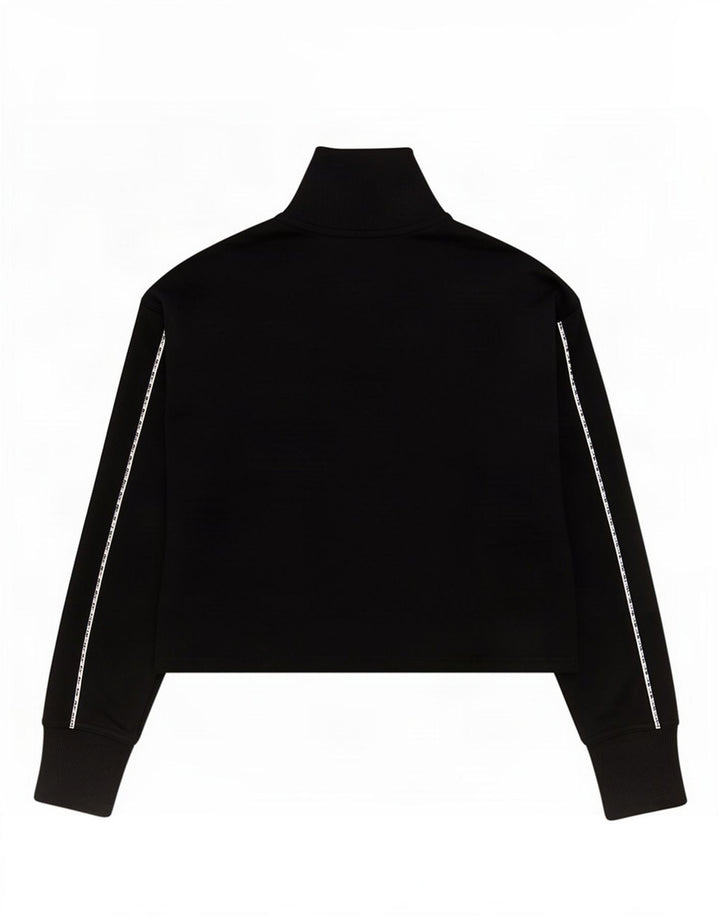 Giacca corta della tuta da ragazza Nike 13-14 anni XL poliestere nero
