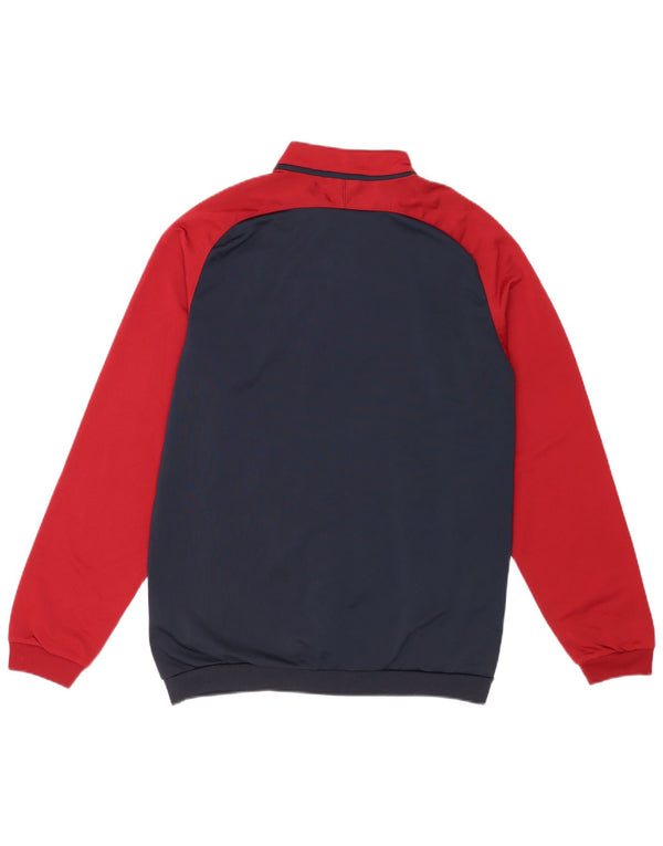 Jako Mens Graphic Tracksuit Top Jacket Large Red Colourblock Sports
