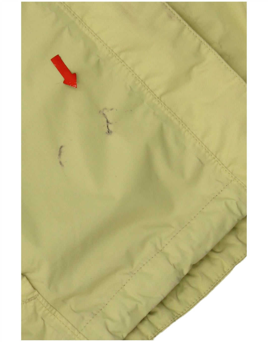 Giacca antipioggia con cappuccio da donna The North Face UK 14 nylon giallo medio