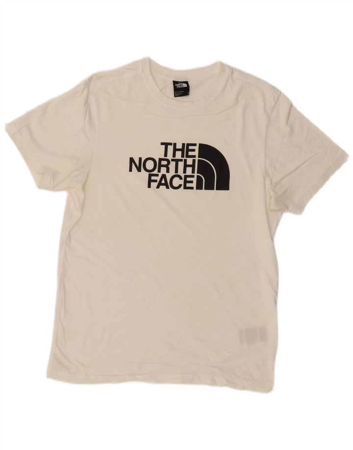 THE NORTH FACE T-shirt grafica da uomo piccola in cotone bianco