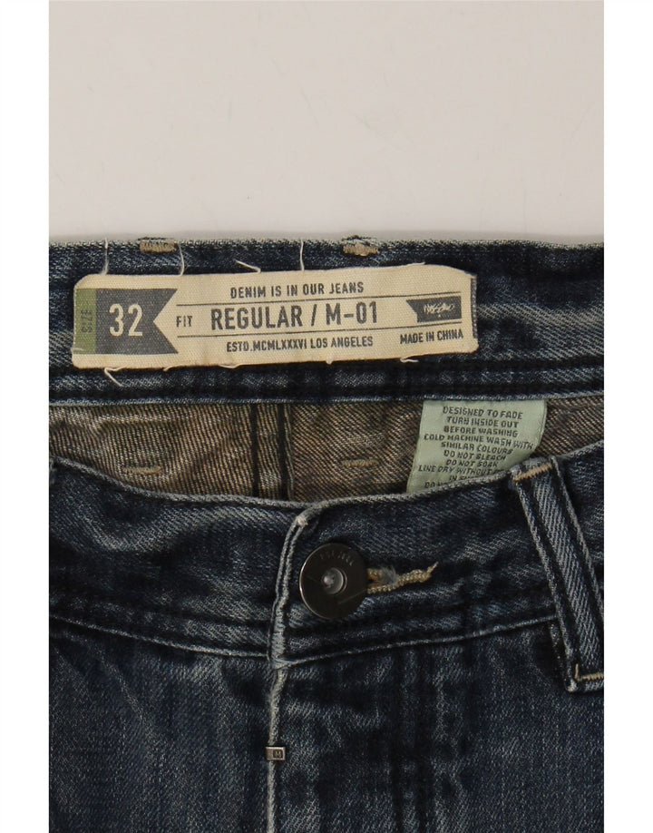MOSSIMO Mens Regular Fit Straight Jeans W32 L29 Blue Vintage Mossimo and Second-Hand Mossimo from Messina Hembry 