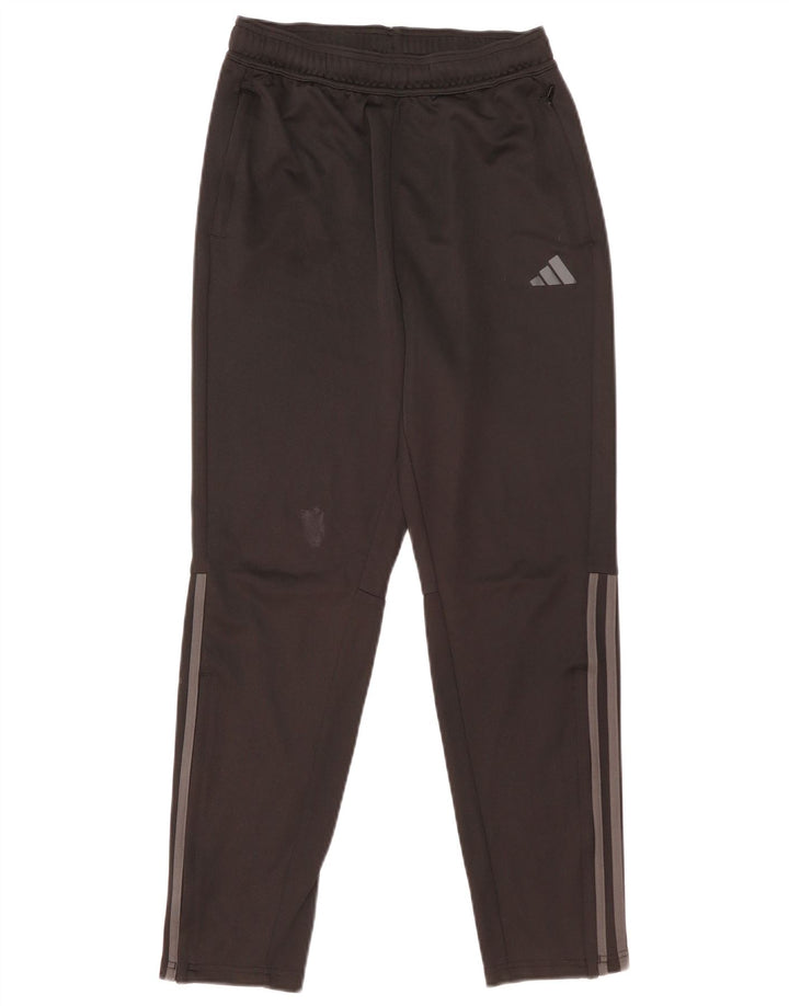 Pantaloni della tuta da ragazzo Adidas 13-14 anni in poliestere nero