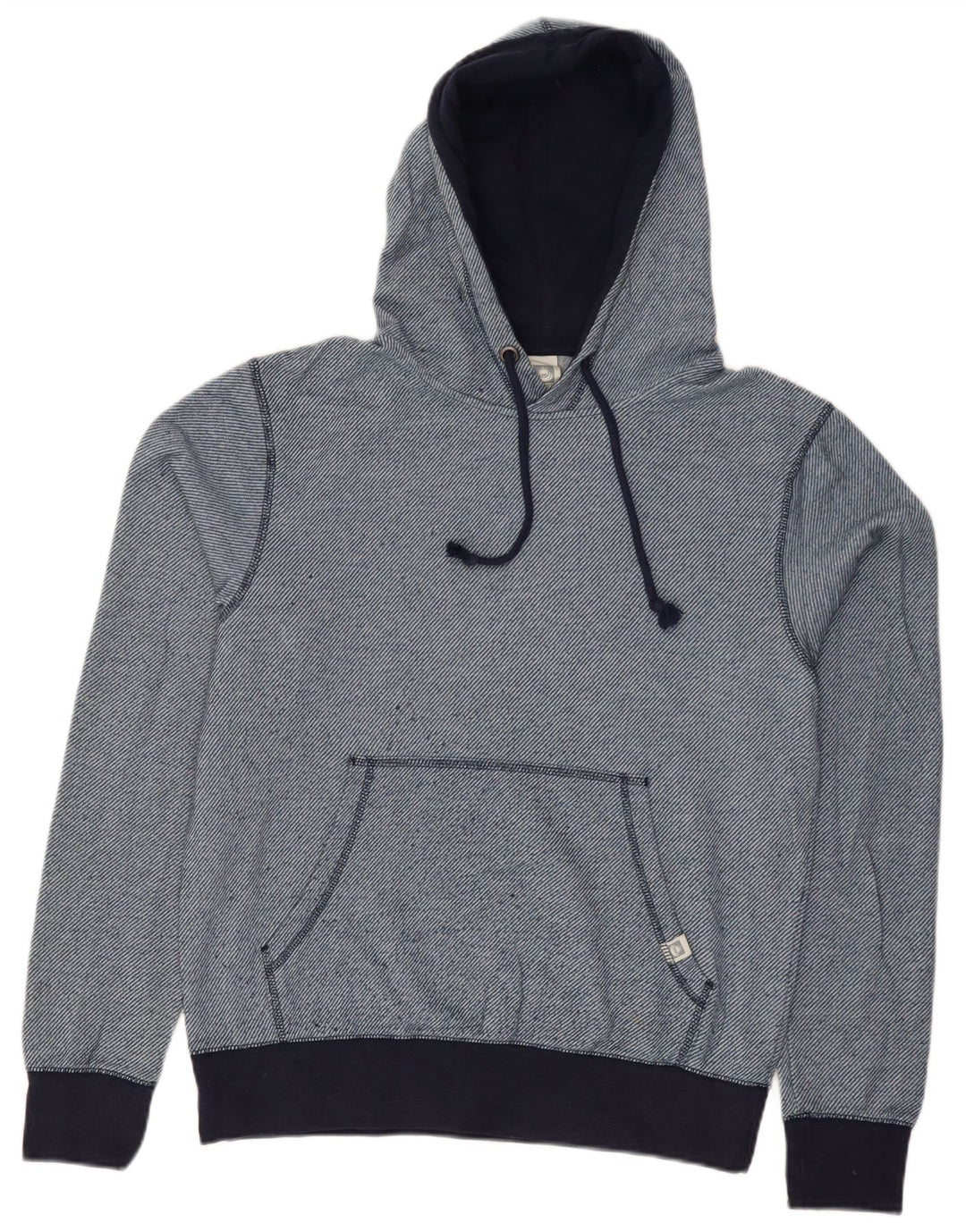 Maglione con cappuccio da uomo Saltrock piccolo poliestere gessato blu