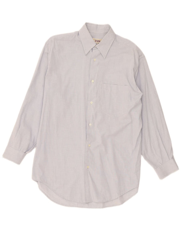 Camicia da uomo Sisley a quadretti blu medio