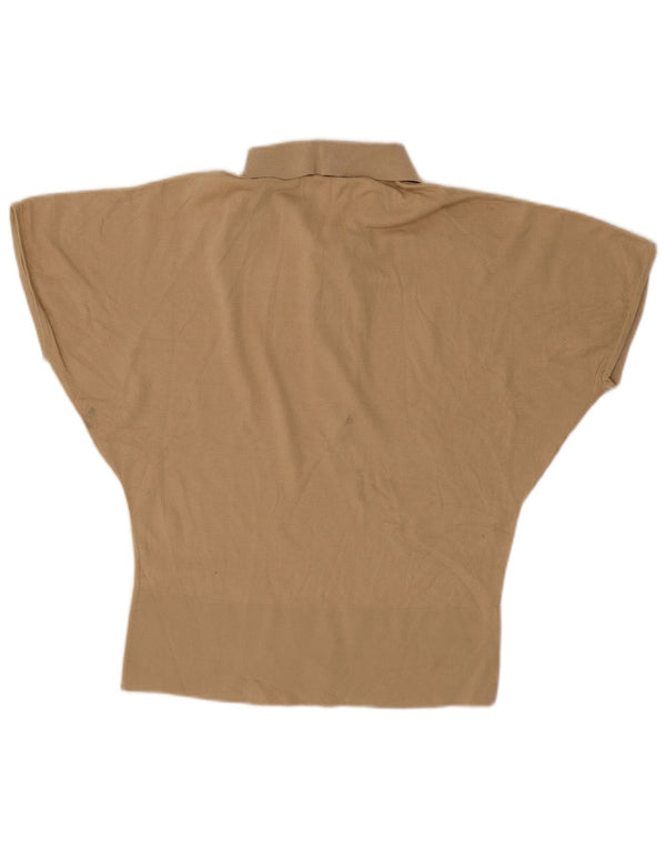 Polo da donna Cos a pipistrello UK 14 beige medio