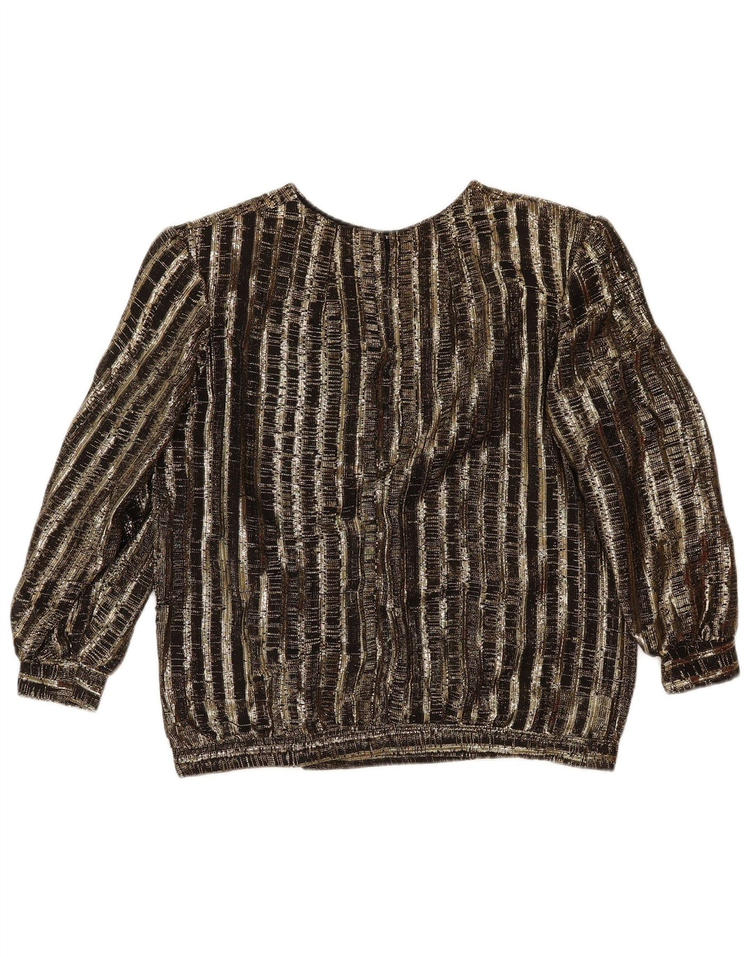 Set gonna vintage da donna in 2 pezzi UK 14 medio W29 a righe marroni