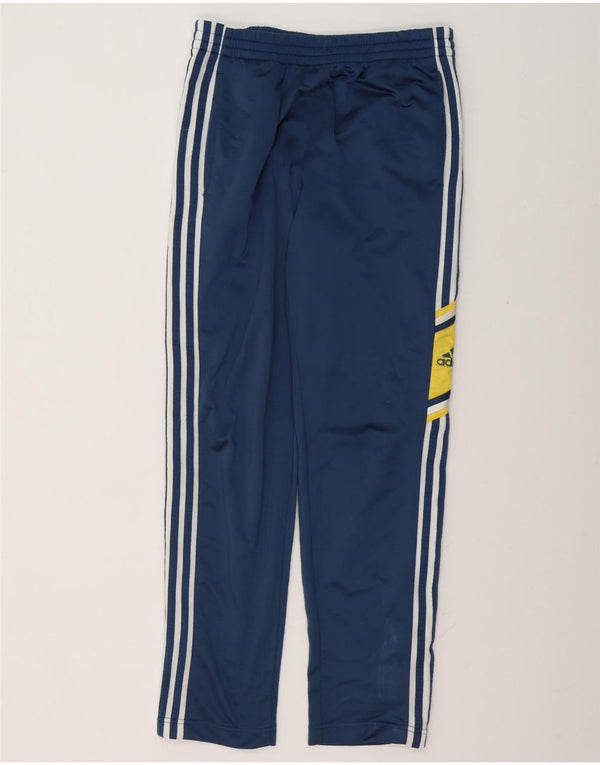 Pantaloni da tuta grafica da uomo Adidas UK 36/38 Small Blu Navy Colourblock