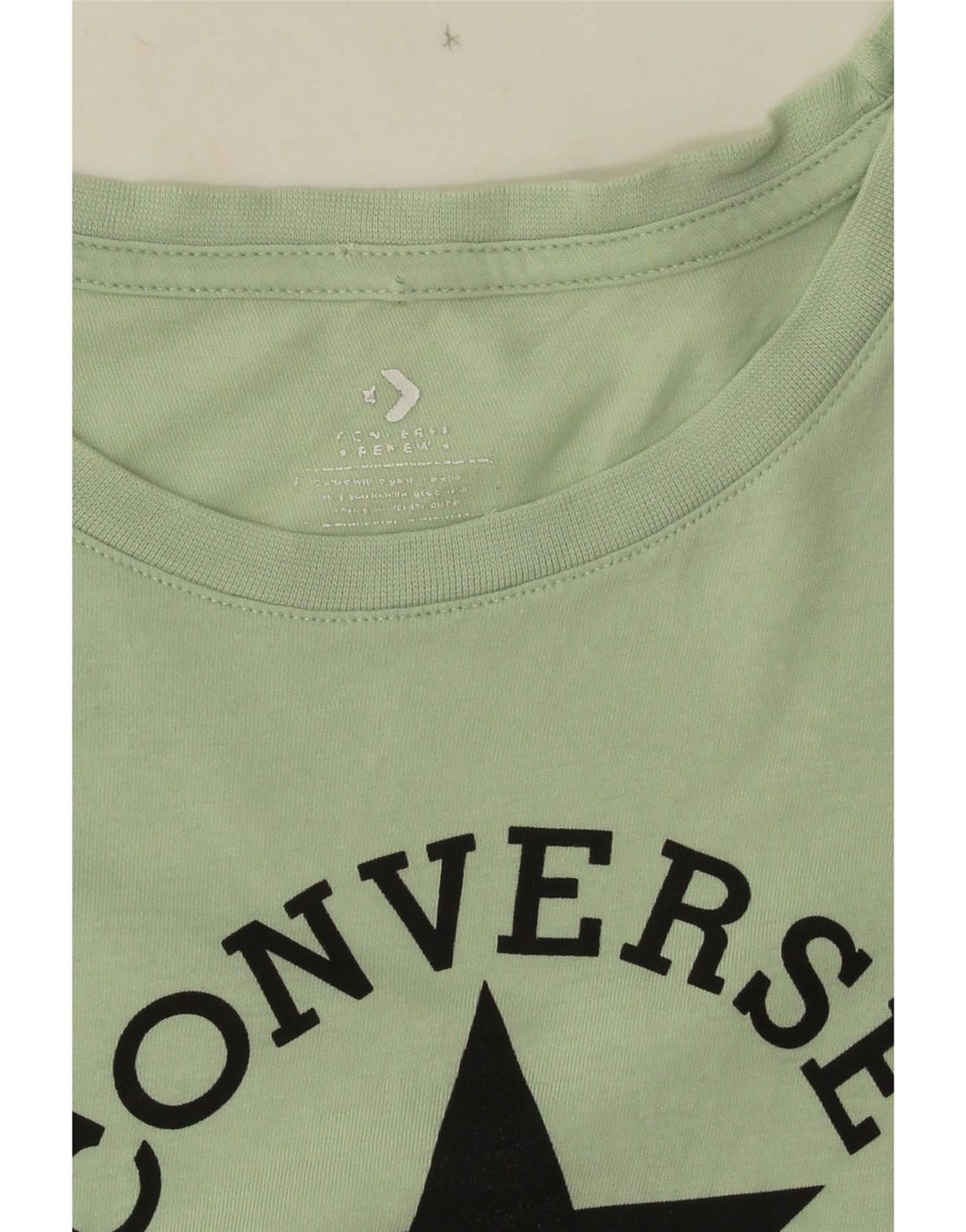 T-shirt grafica da donna Converse Top UK 10 piccola verde
