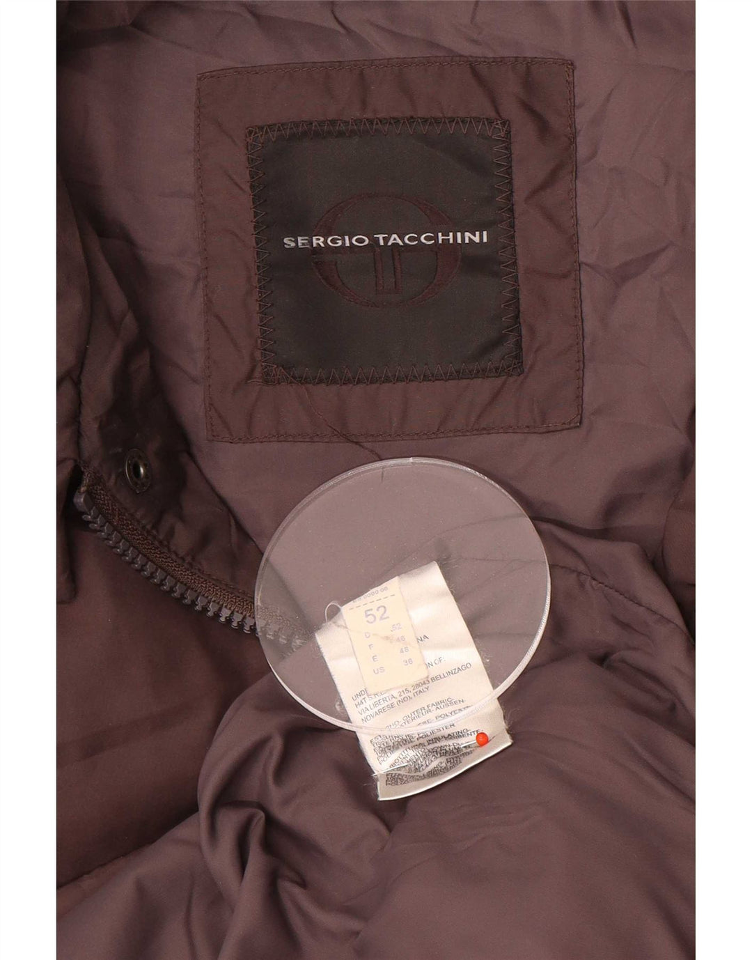 Giubbotto Imbottito Uomo Sergio Tacchini IT 52 XL Marrone Poliammide