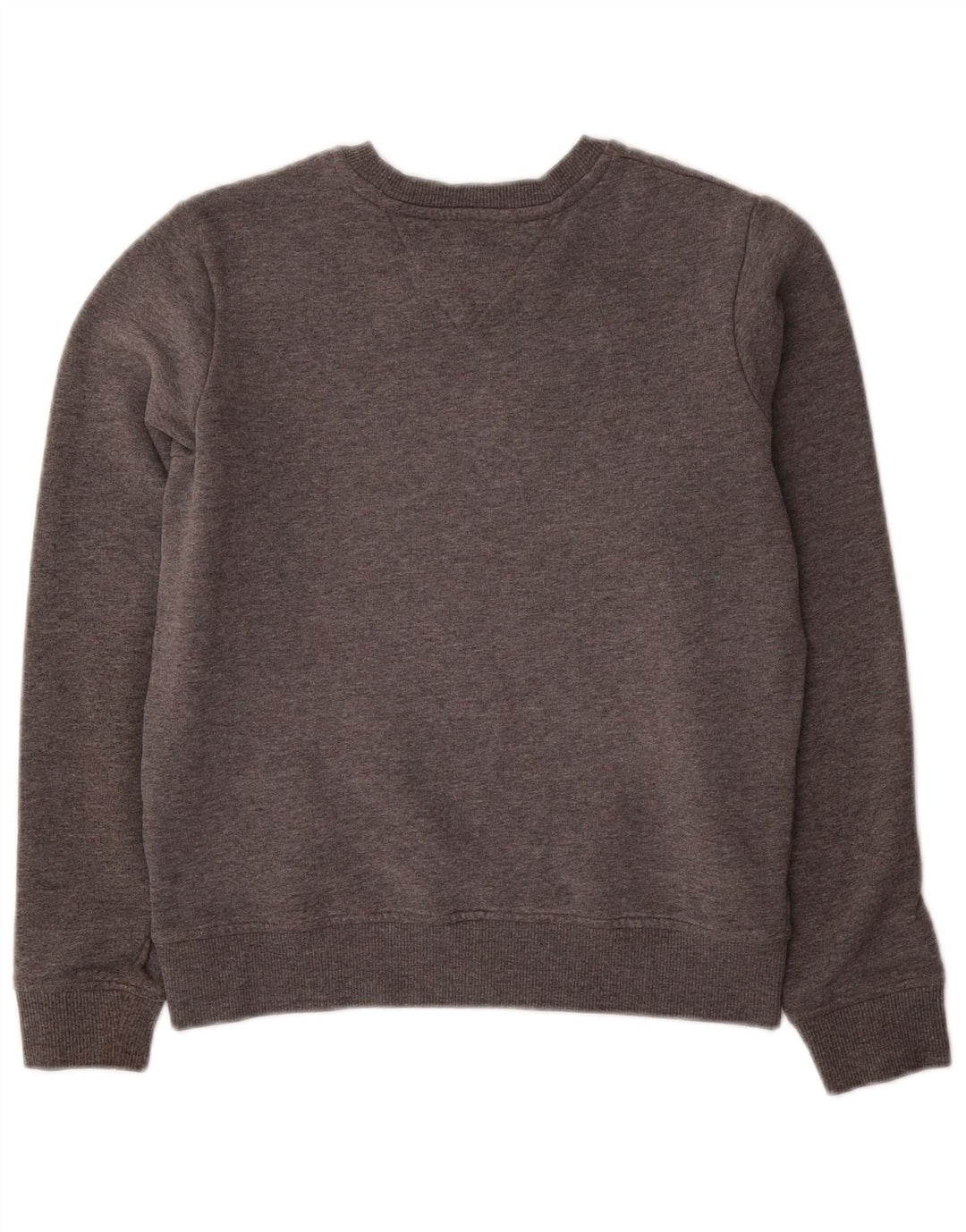 TOMMY HILFIGER Felpa con grafica oversize da donna UK 6 XS Grigio