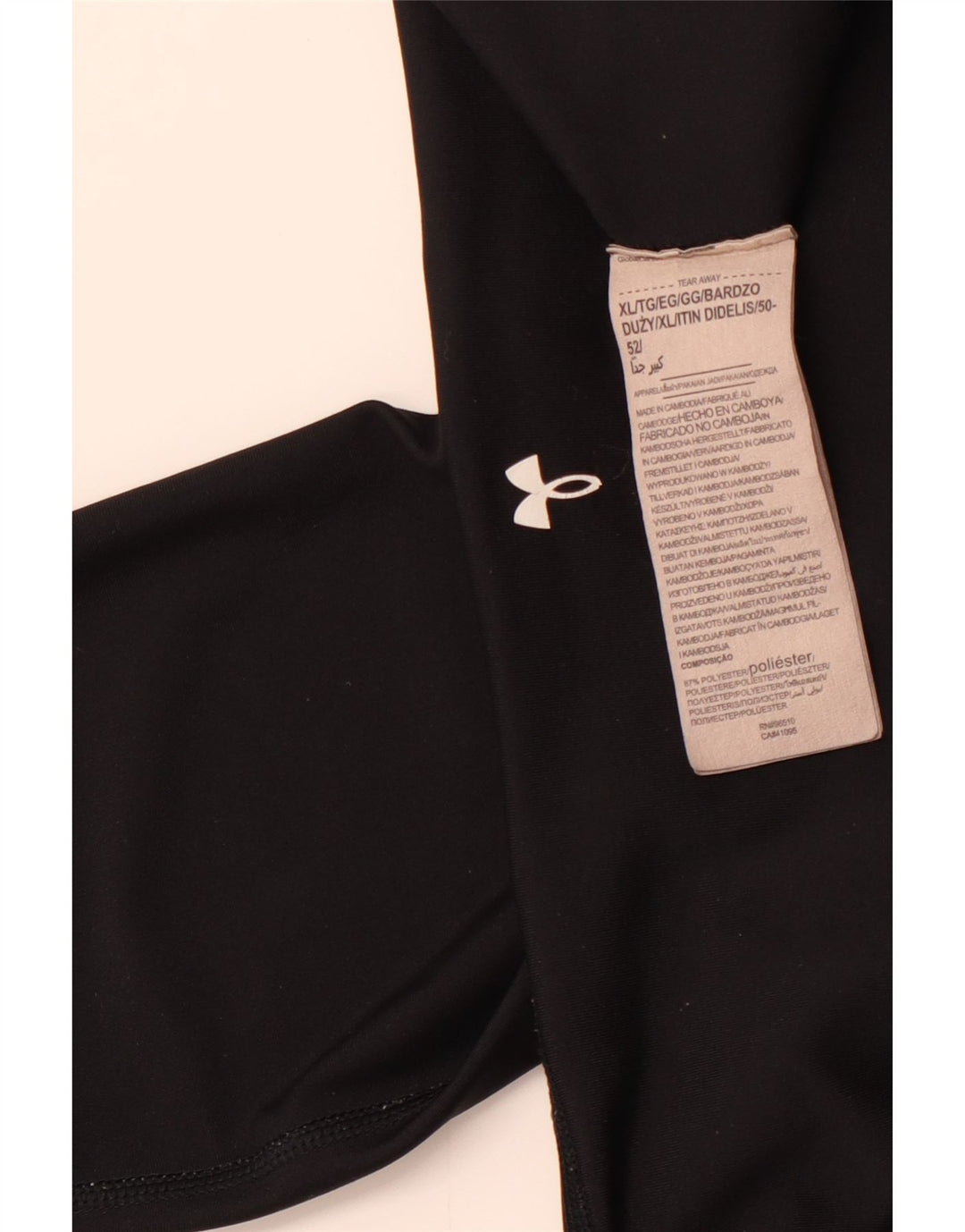 Leggings da donna UNDER ARMOUR UK 18 XL Poliestere nero