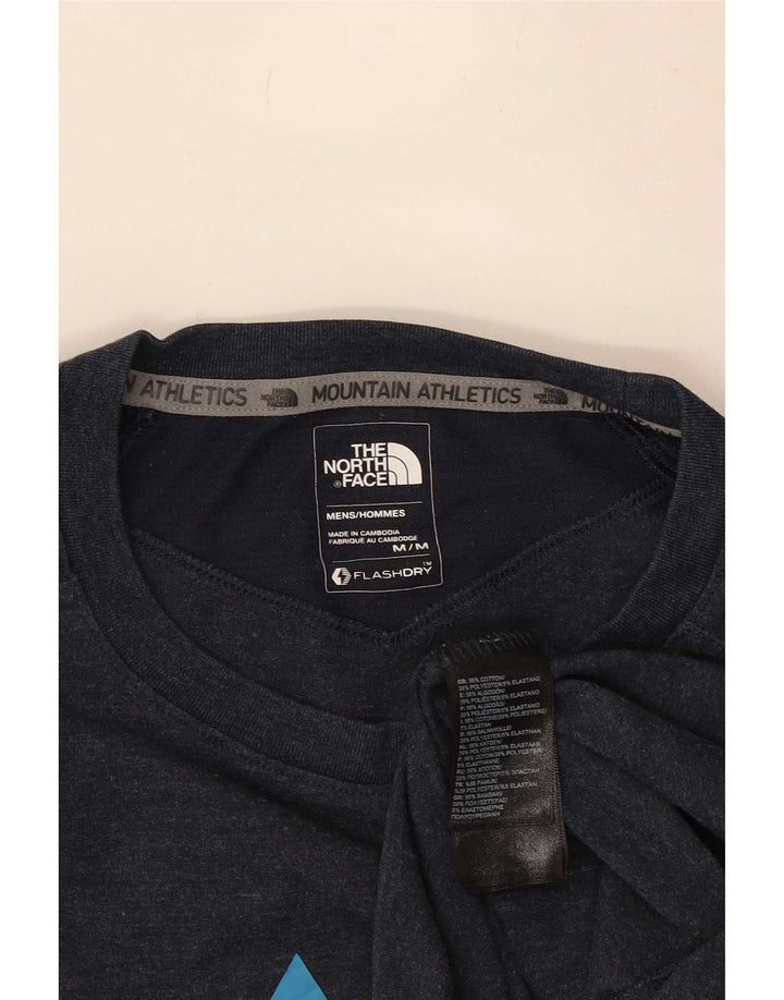 T-shirt grafica da uomo The North Face Top in cotone blu navy medio