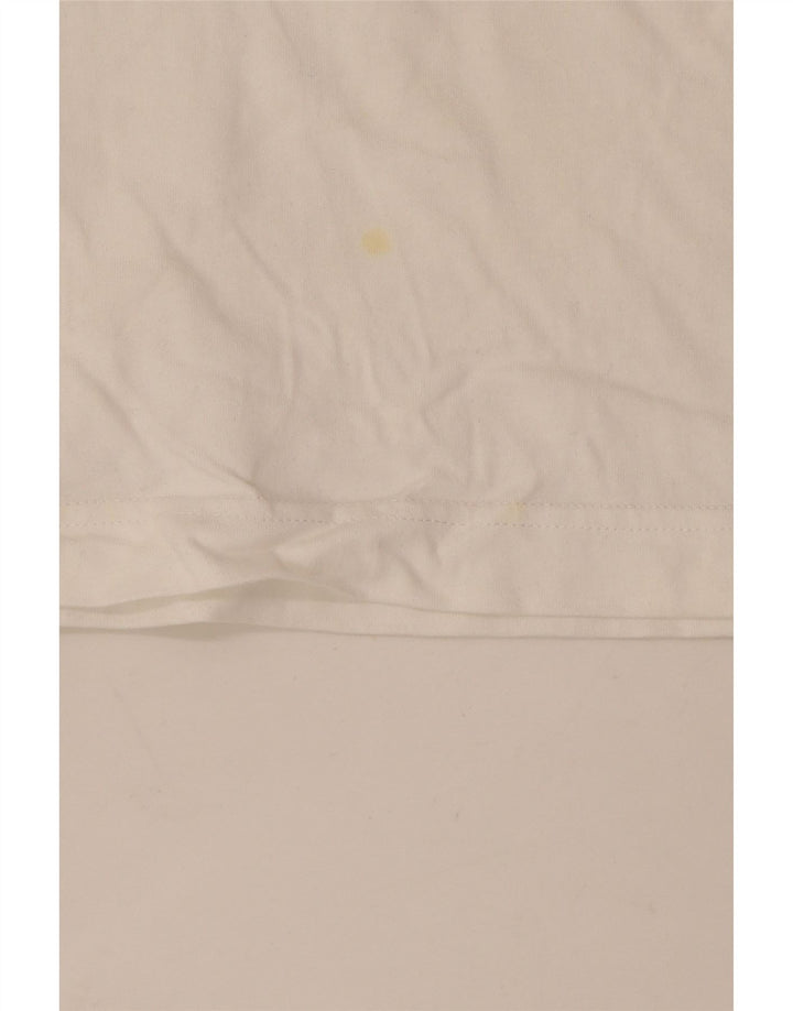 Nike - Top grafico da donna a maniche lunghe UK 12, cotone color block medio nero