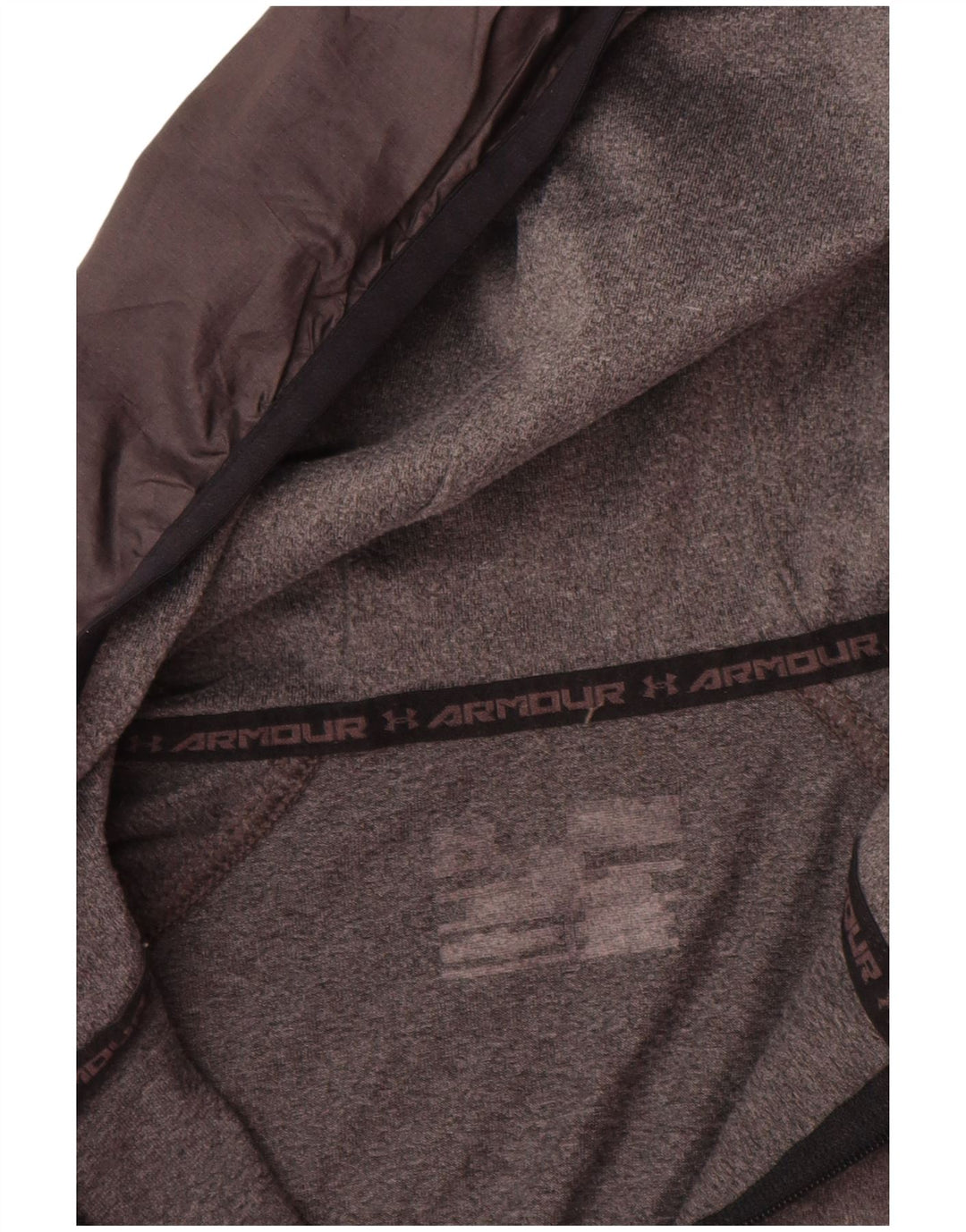 Under Armour Uomo Pullover con cappuccio Tuta da ginnastica Top Large Grigio Colourblock