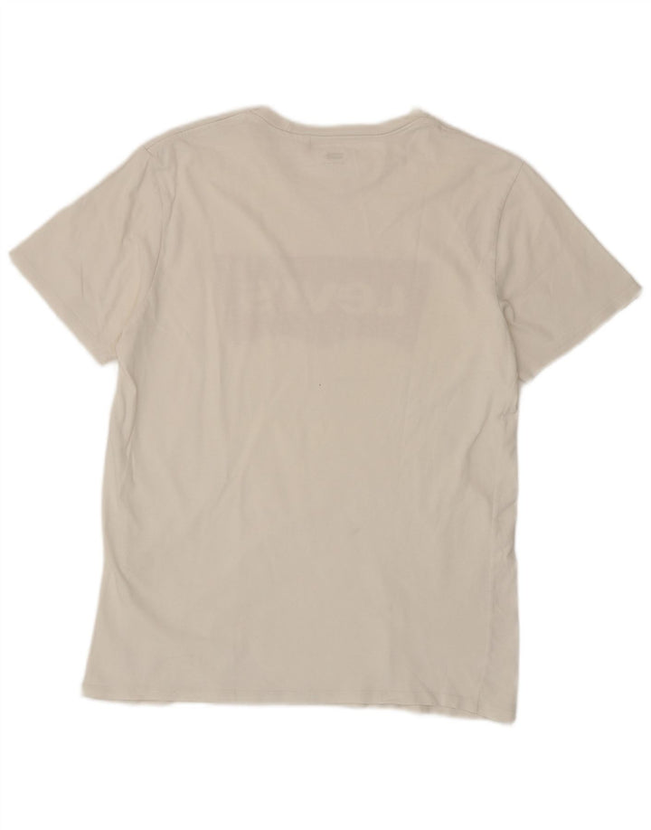 T-shirt grafica da uomo Levi's Top grande bianca